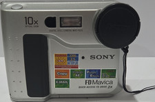 Sony FD Mavica MVC-FD75 Compact Digital Camera 10x Optical Zoom Untested