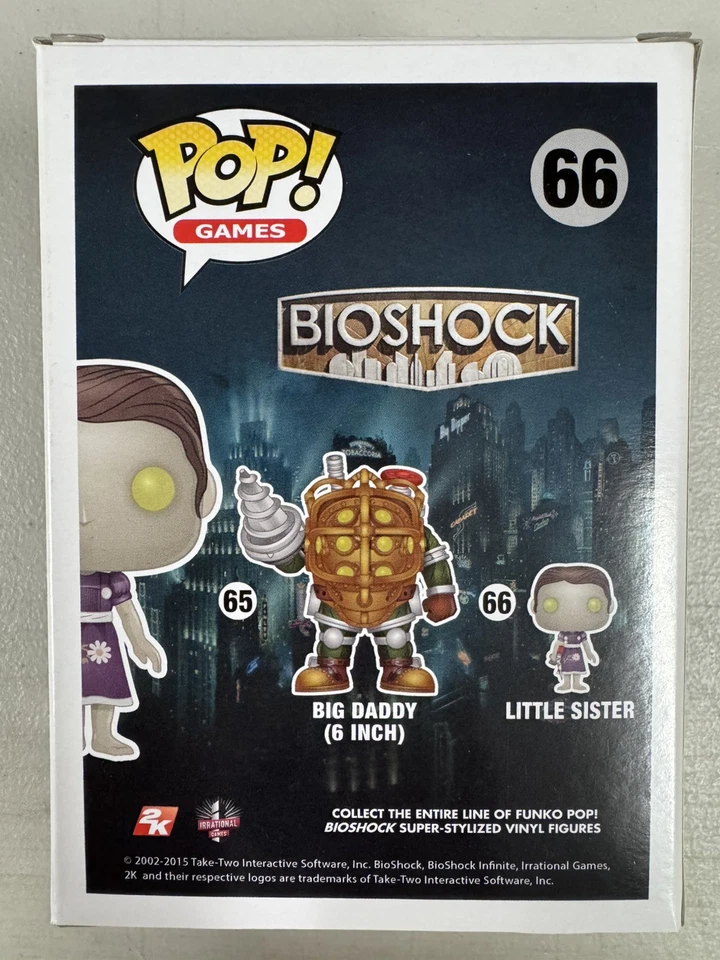 Little Sister 66 ~ BioShock ~ Funko Pop Vinyl ~ Games + FREE POP PROTECTOR - Image 3 of 4