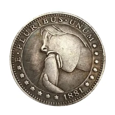 Funny Sexy Coin Novelty Flip Challenge Coin Beauty Artistic Gifts For Collector