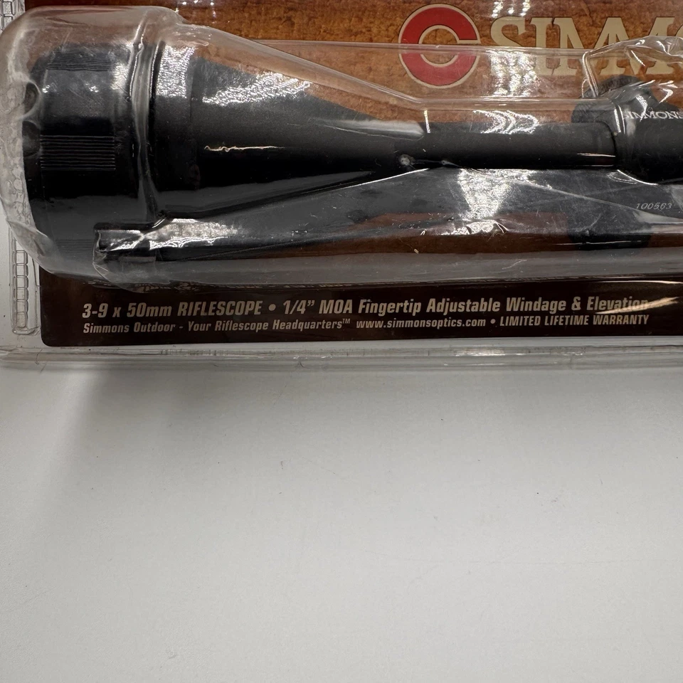 NUEVO Mira para rifle Blazer Simmons 0.25MOA 3-9X50, 1", retícula TruPlex acabado mate Foto 4 de 4