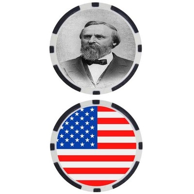 RUTHERFORD B. HAYES #5 - USA Presidents - United States Commemorative Poker Chip