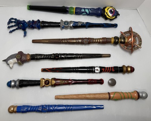 Great Wolf Lodge Magiquest Wand Lot of 8 Magic Quest Interactive Game Eye Claw