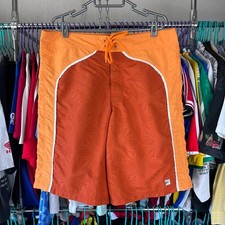 Vintage Nike Swim Shorts Surf Sun Beach Hawaiian Style Size M