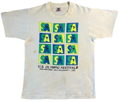 Vintage 1993 Olympic Festival T-Shirt Medium Single Stitch Made In USA Thrashed