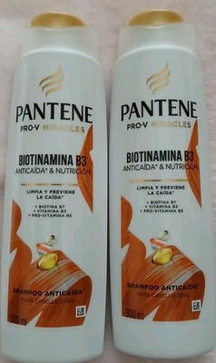 2X PANTENE BIOTAMINE ( Biotinamina ) SHAMPOO - 2 BOTTLES OF 300ml Ea -FREE SHIP 