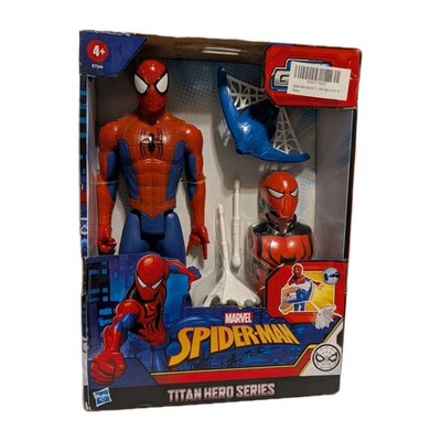 Marvel Spiderman Titan Hero Series Blast Gear Armor 11'' Figure w/ Web Launcher