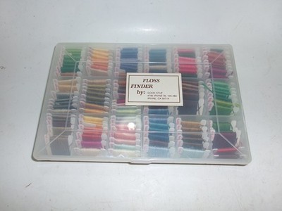 DMC Multicolor Embroidery Floss Set in Organizer Box   Mixed Colors Lot
