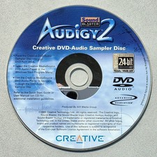Creative Sound Blaster Audigy 2 - Creative DVD Audio Sampler Disc DVD, 2002 