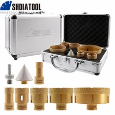 8pcs/box diamond drill set porcelain tile ceramic hole saw angle grinder