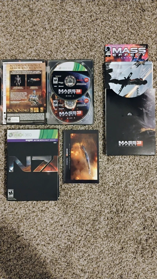 Mass Effect 1-4 Edición Coleccionista y Estuches de Repuesto Estándar Plus *Leer* Foto 3 de 4