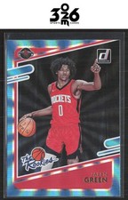 Jalen Green 2021-22 Donruss The Rookies Holo Teal Laser #2 RC