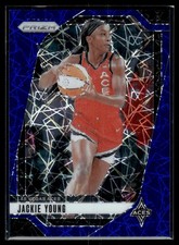 2024-25 Panini Prizm WNBA Blue Velocity Jackie Young Las Vegas Aces #1