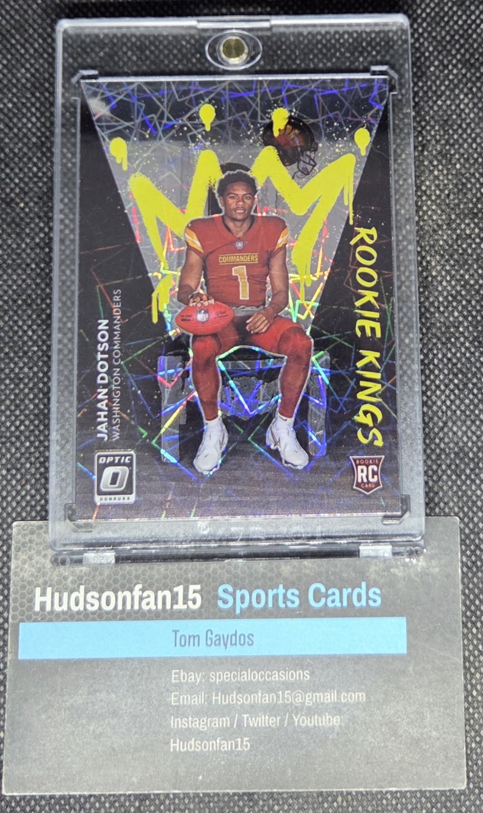Jahan Dotson Panini Donruss Optic Rookie Kings #RK7 Base