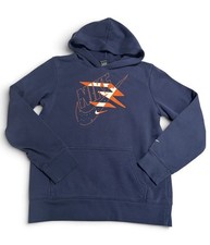 Nike Youth Hoodie Sz Lg Dark Blue, Logo