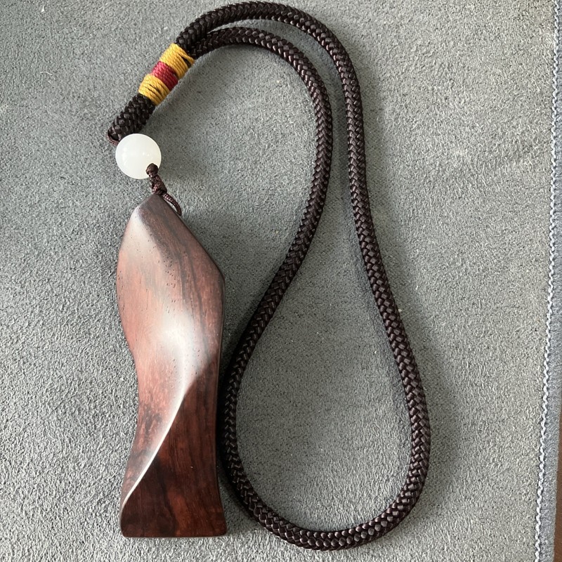 Hand-carved wooden pendants and necklaces in 2026, hand-carved from natural wood
