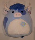 💥 NEW Squishmallows 12" Bermayeh Blue Bull Highland Cow Easter Plush NWT Medium — photo 6
