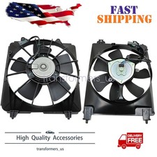 For 2006-2011 Honda Civic Front Side Radiator Condenser Cooling Fan Assembly