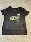 Women’s Daytona International Speedway Tshirt Black Size XL NWT Bike Week