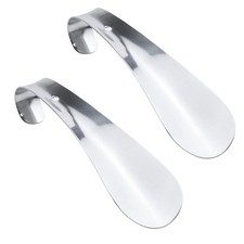 Antrader Stainless Steel Small Handled Pocket Shoehorn Shoe Horn for Kids Men...
