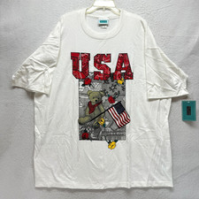 Vintage Relaxed Choices Graphic T-Shirt Adult Size 3X - Made in USA Teddy Bear
