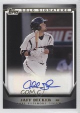 2011 Topps Pro Debut Solo Signature Gold 11/50 Jaff Decker #SSA-JD Auto 0a1