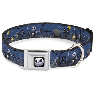 Dog Collar DYAI-Jack Expression6 Full Color Nightmare Before Christmas Jack, Zom