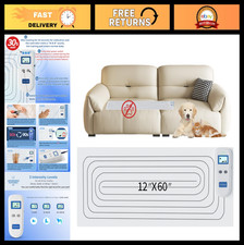 Rechargeable Pet Shock Mat 59"x11" - 3 Safe Modes, Indoor Countertop Deterrent f