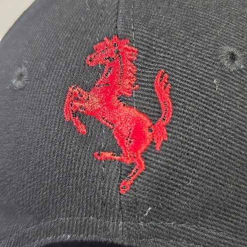 Ferrari Owners Club Headmost Hat Black Adjustable One Size Cap Deadstock - Picture 6 of 10