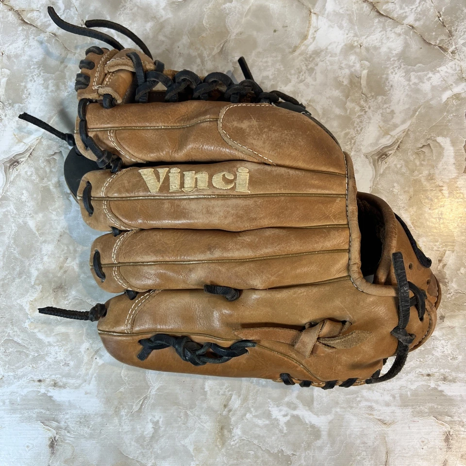 Guante de béisbol Vinci 11,75" cuero derecho guante Benjamin Vinci Foto 2 de 4