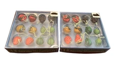 24 Miniatures Spring Ornament Fruit Easter Ornaments EWP001