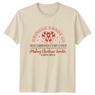 Kringle Candy Co Old Fashioned T-Shirt Zuckerstangen Weihnachten Christmas 2026 Geschenk