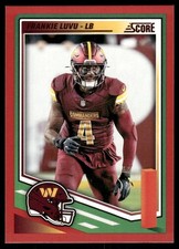 2025 Score Red #108 Frankie Luvu - FB