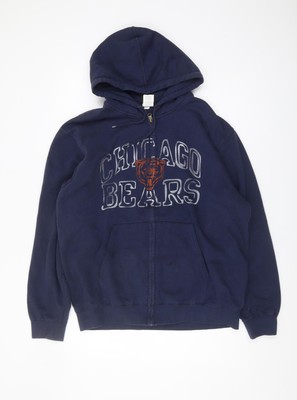 NFL Team Apparel Herren Hoodie Blau Full Zip L