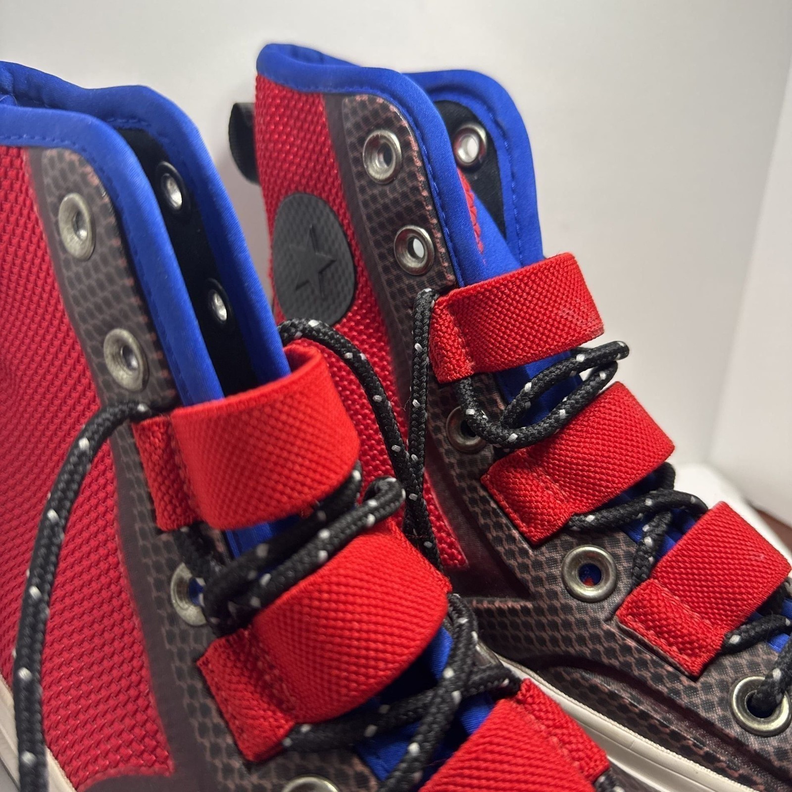 SAOLA Scarpe da ginnastica Converse All Star Chuck Taylor rosse blu nere sneaker taglia US 4