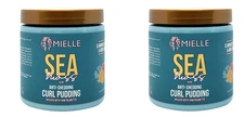 2 Mielle Sea Moss Anti-Shedding Curl Pudding infused w/ Saw Palmetto 8 Oz.