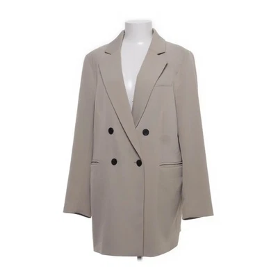 H&M, blazer, taille : L, beige, élasthanne/polyester, monochrome, femme #zYJ - Photo 1/4