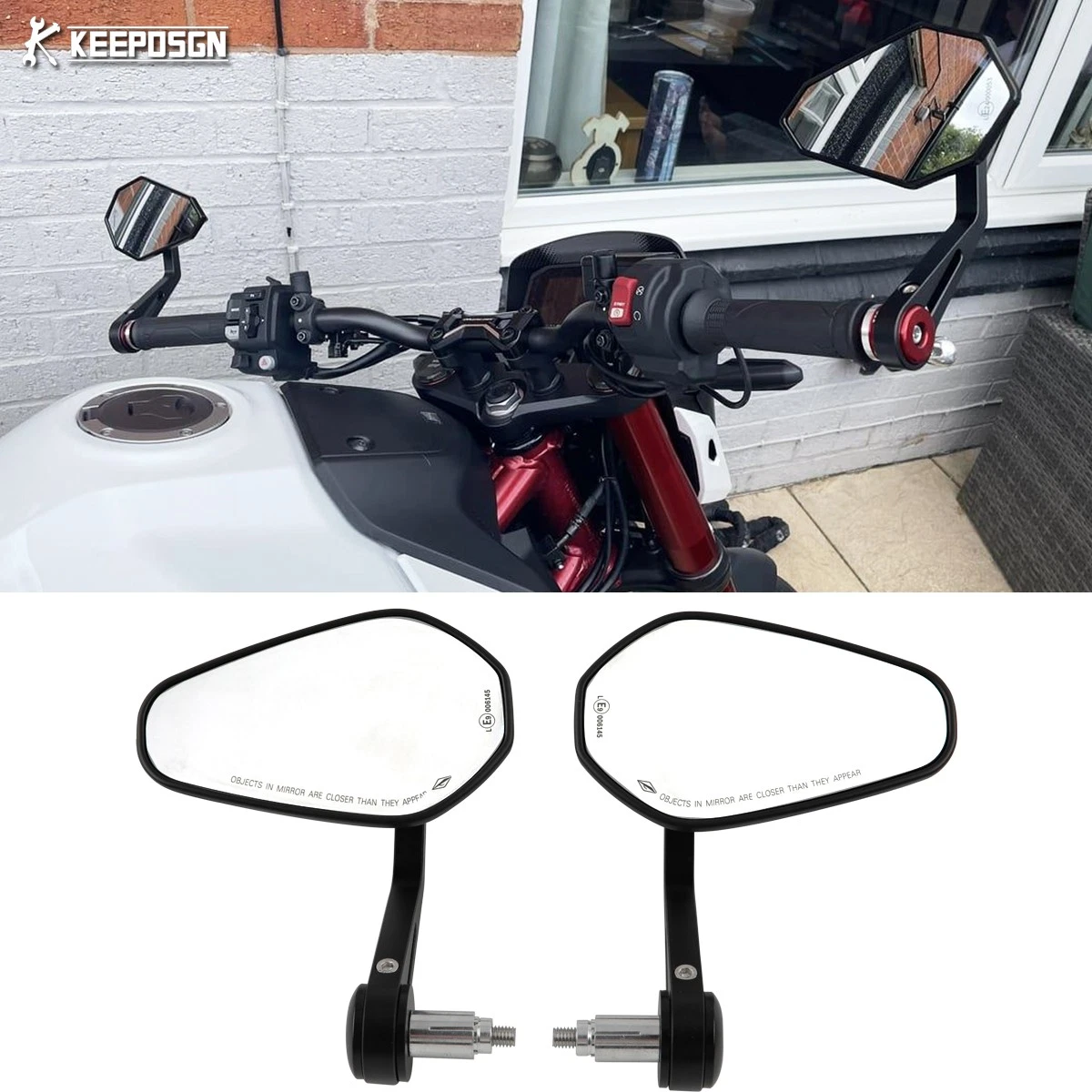 cb750f ミラー Motorcycle & Scooter Mirror Assemblies for Honda CB750F for sale