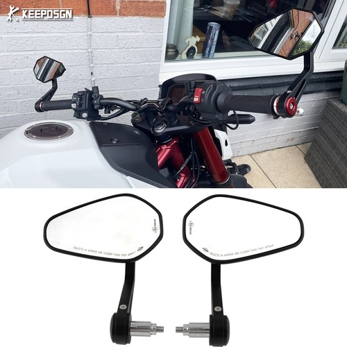 2x 7/8" Motorcycle Bar End