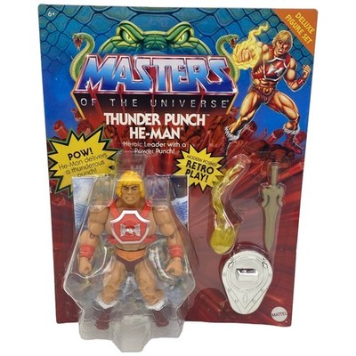 Masters Of The Universe Origins Thunder Punch He-Man Figure 2022 Mattel Sealed