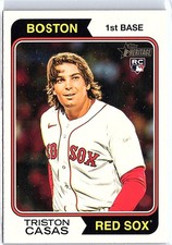 2023 Topps Heritage High Number - Triston Casas #587 (RC)