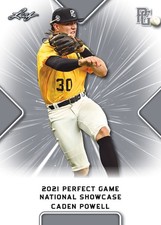 10-Count Lot Caden Powell 2021 Leaf Perfect Game NIKE All-American Rookies