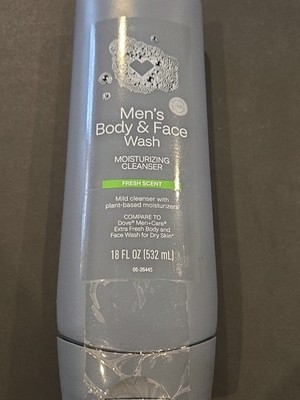 CVS Health Men's Body & Face Wash New Fresh Scent 18 Fl Oz, New Item, (BOX2)