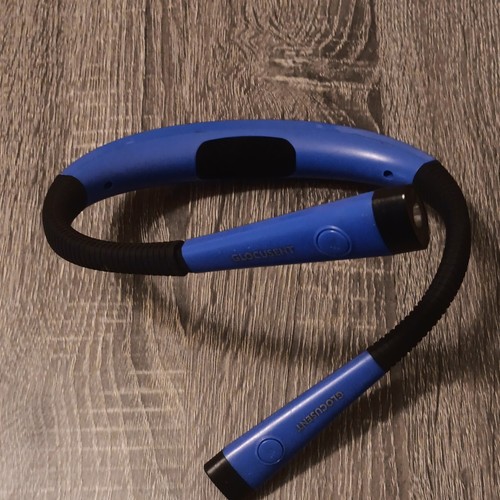 GLOCSUSENT Blue/Black Neck Reading Light with Dual Lights LED Reading Light