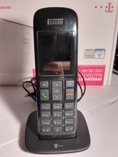 Telekom Speedphone 10 - schnurloses Festnetztelefon inkl. Ladeschale - schwarz