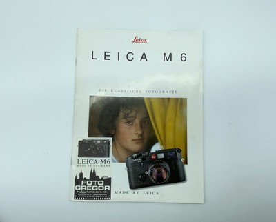 Leitz Wetzlar Leica M6 Die Klassische Fotografie Bedienungsanleitung Deutsch