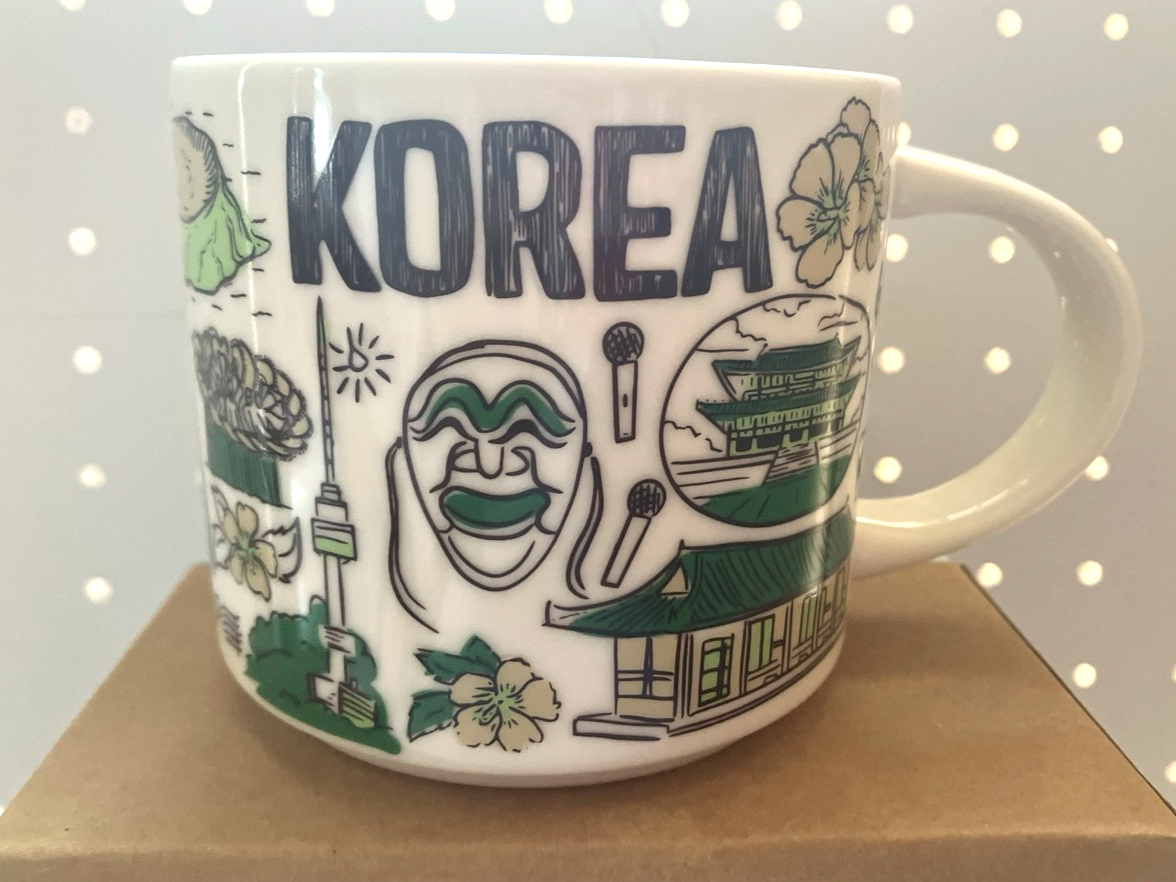 Korea Starbucks Coffee Mug 14oz 414ml Been There Series Ceramic NEW in Box  | eBay