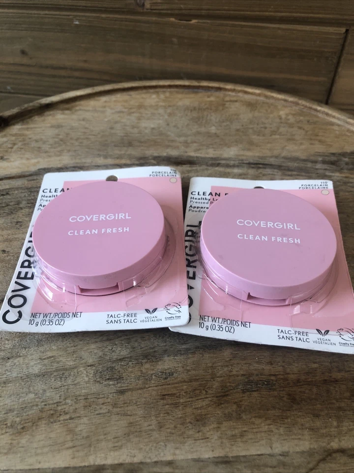 (2) Covergirl Clean Fresh Healthy Look Pressed Facial Powder Porcelain 110 - Image 2 of 4