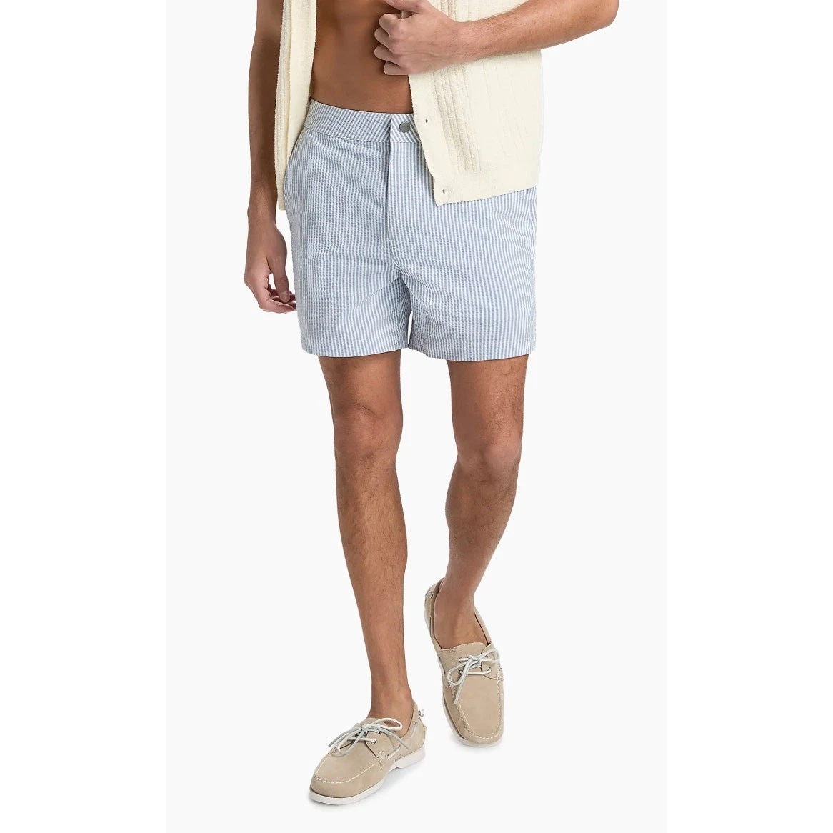 Onia Calder Buckle Swim Trunks 29 Resort Hybrid Shorts Coastal Preppy Yacht Club