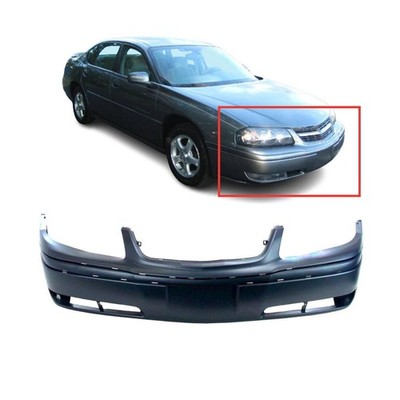 2000-2005 Chevrolet Impala Sedan LS Primed Front Bumper Cover GM1000633 12335971