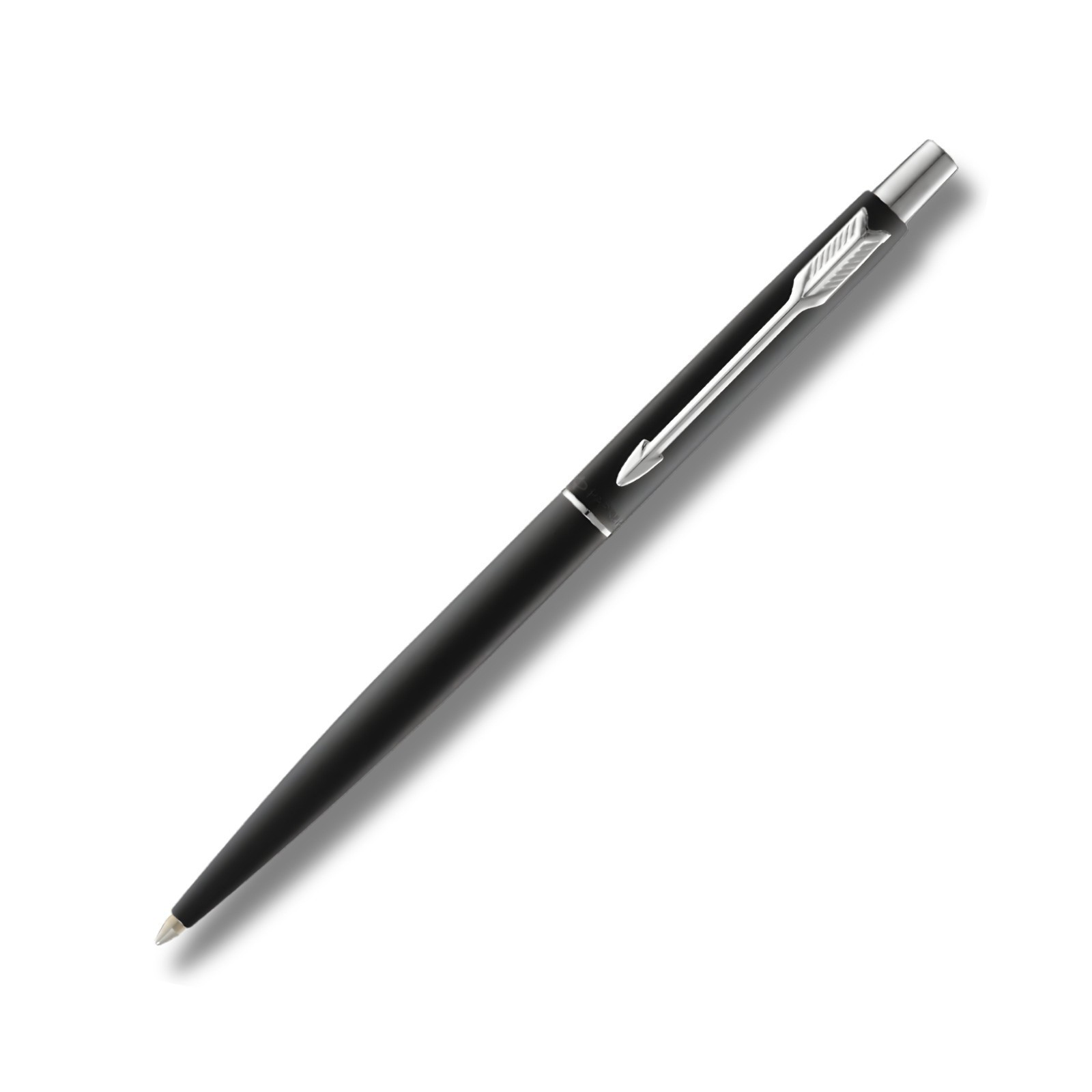 Parker Classic Matte Black Ballpoint Pen With Chrome Trim